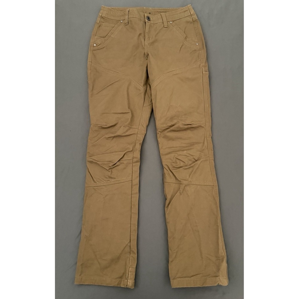 KUHL Rydr Pants Womens Size 4R Brown Straight Leg Hiking Outdoor Gorpcore
